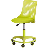Кресло детское TetChair Kiddy салатовое (ткань, пластик)