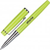 Ручка гелевая Attache Selection Lime синяя (толщина линии 0.35 мм)