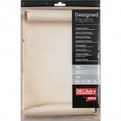 Дизайн-бумага Decadry Пергамент темный (A4, 90 г/кв.м, 20 листов в упаковке)