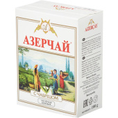 Чай листовой черный Азерчай Букет 100 г (чабрец)