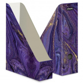 Вертикальный накопитель Attache Selection Fluid картон фиолетовый ширина 75 мм