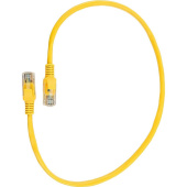 Патч-корд витая пара Cablexpert PP12-0.5M/Y 5e 0,5 м