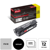 Картридж лазерный Комус FX-10 0263B002 для Canon черный совместимый повышенной емкости