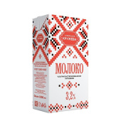 Молоко Славянские кружева ультрапастеризованное 3.2% 1 л купить в интернет-магазине товаров для офиса и дома ТопГрад с доставкой