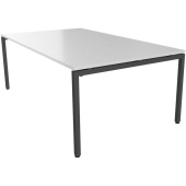 Стол для переговоров Steel 11703 (белый/антрацит, 2400х1200х760 мм)