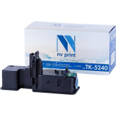 Картридж лазерный NV Print TK-5240С для Kyocera голубой совместимый