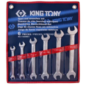 Набор ключей рожковых King Tony 8-19 мм 6 предметов (1106MR01)