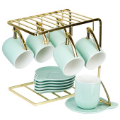 Набор чайный Nouvelle Home 5th Avenue Mint на 6 персон фарфор (12 предметов)