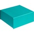 Коробка подарочная Pack In Style бирюзовая 19.5x18.8x8.7 см купить в интернет-магазине товаров для офиса и дома ТопГрад с доставкой