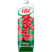Морс АВС клюквенный 1 л купить в интернет-магазине товаров для офиса и дома ТопГрад с доставкой