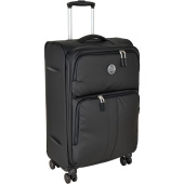 Чемодан Polar размер M 64 л из полиэстера чёрный