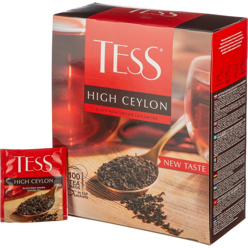 Чай черный Tess High Ceylon 100 пакетиков
