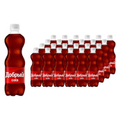 Напиток Добрый Кола газированный 0.5 л (24 штуки в упаковке) купить в интернет-магазине товаров для офиса и дома ТопГрад с доставкой