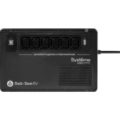 Источник бесперебойного питания Systeme Electric Back-Save BV 800 ВА (BVSE800I)