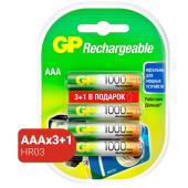 Аккумулятор AAA 950 мАч GP 1000 series 100AAAHC 4 штуки в упаковке NiMh