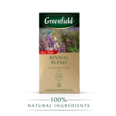 Чай черный Greenfield Revival Blend 25 пакетиков (эвкалипт, шалфей)