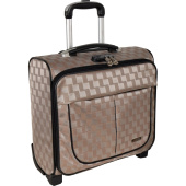 Чемодан Polar размер S 30 л из полиэстера золотистый/бежевый