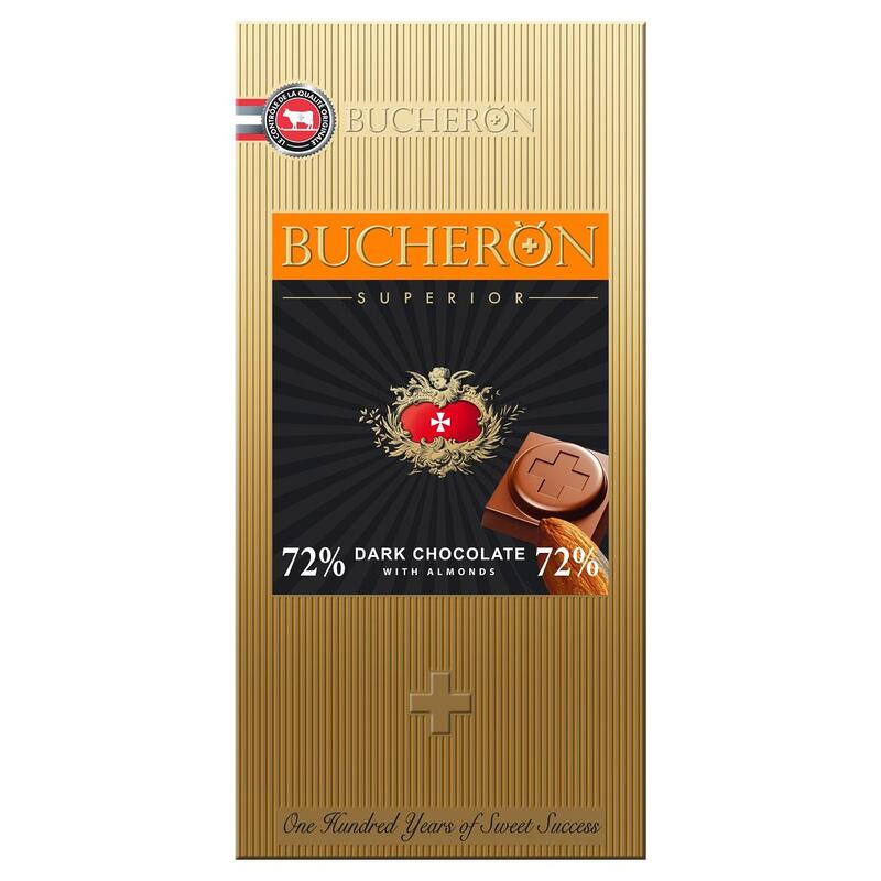 Шоколад Bucheron Superior горький 72% с миндалем 100 г