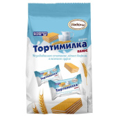 Вафли Акконд Тортимилка плюс со сливочным суфле 200 г купить в интернет-магазине товаров для офиса и дома ТопГрад с доставкой
