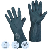 Перчатки КЩС латекс/неопрен Manipula Specialist Химик LN-F-08 синие (размер 10-10.5, XL)