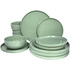 Набор столовой посуды на 4 персоны Remiling Premier 12 предметов  керамический мятный (70481)