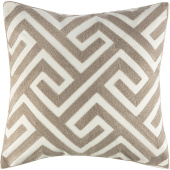 Наволочка декоративная Luscan 45х45 см фланель 200 г/кв.м серая (2 штуки  в упаковке)