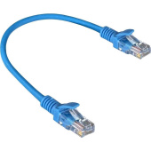 Патч-корд витая пара ExeGate UTP-RJ45-RJ45-5e-0,3M-BL 5e 0,3 м