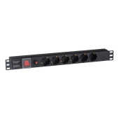 Блок розеток ExeGate ServerPro PDU-19H605 Al-6S-C14-SW-O (EX280830RUS)