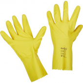 Перчатки Manipula Specialist Блеск L-F-01 из латекса желтые (размер 10-10.5, XL)