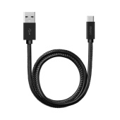 Кабель Deppa Leather USB A - USB Type-C 1.2 метра (72270)
