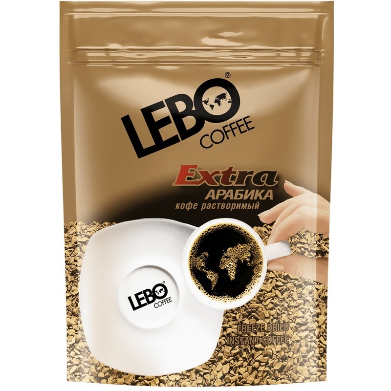 Кофе растворимый Lebo Extra 170 г (пакет)