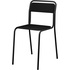 Стул СМ 7/7-02 чёрный (ткань, металл)