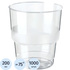 Стакан одноразовый пластиковый Аэроснаб Кристалл 200/230 мл прозрачная  (650 штук в упаковке)