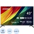 Телевизор 43" Digma DM-LED43UQB31 Ultra HD 4K купить в интернет-магазине товаров для офиса и дома ТопГрад с доставкой