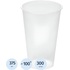 Стакан одноразовый пластиковый Аэроснаб Bubble Cup 375/419 мл прозрачный  (300 штук в упаковке)