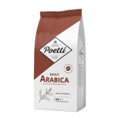 Кофе в зернах Poetti Daily Arabica 1 кг купить в интернет-магазине товаров для офиса и дома ТопГрад с доставкой