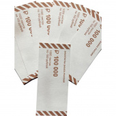 Накладка для упаковки денег номинал 100 рублей (65х150 мм, 1000 штук в упаковке)