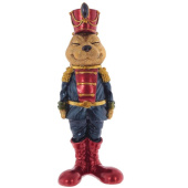 Фигурка декоративная Солдатик-зайка (21x8x6.5 см, 813141)