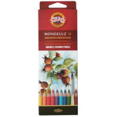 Карандаши цветные акварельные Koh-I-Noor Mondeluz шестигранные 18 цветов