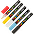 Набор акриловых маркеров M&G 5 цветов (толщина линии 2 мм) купить в интернет-магазине товаров для офиса и дома ТопГрад с доставкой
