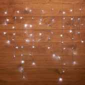 Гирлянда светодиодная Neon-Night бахрома белый свет 200 светодиодов (3х0.8 м)