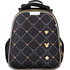 Ранец Комус Класс Basic Золотая клетка анатомический черный с двумя  отделениями купить в интернет-магазине товаров для офиса и дома ТопГрад с доставкой
