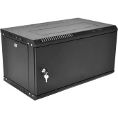 Шкаф телекоммуникационный настенный ЦМО 6U ШРН-Э-6.350.1-9005 (342x600x350 мм)