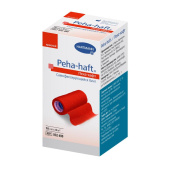 Бинт самофиксирующийся Hartmann Peha-Haft красный 10 см x 4 м