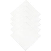 Сервировочная салфетка под приборы Luscan 35х35 см журавинка белая (5  штук в упаковке)