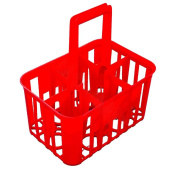 Корзина для транспортировки бутылок на 6 мест купить в интернет-магазине товаров для офиса и дома ТопГрад с доставкой