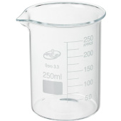 Стакан лабораторный Apexlab Н-1-250 с делениями купить в интернет-магазине товаров для офиса и дома ТопГрад с доставкой