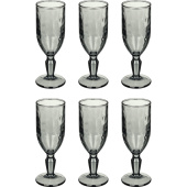 Набор бокалов (фужеров) для шампанского Idiland Crystal 170 мл (6 штук в  упаковке)