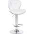 Стул барный Dobrin Barny белый/хромированный (искусственная кожа/металл)