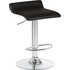 Стул барный Dobrin Tommy чёрный/хромированный (искусственная  кожа/металл) купить в интернет-магазине товаров для офиса и дома ТопГрад с доставкой